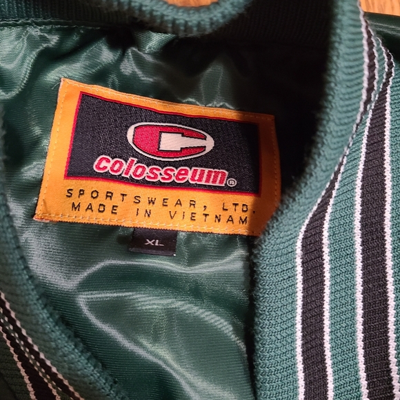 Vintage Spartans Satin Bomber Varsity Jacket Size XL - Picture 4 of 8